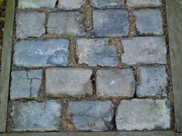 Oude scoria bricks ongelijke lengtes